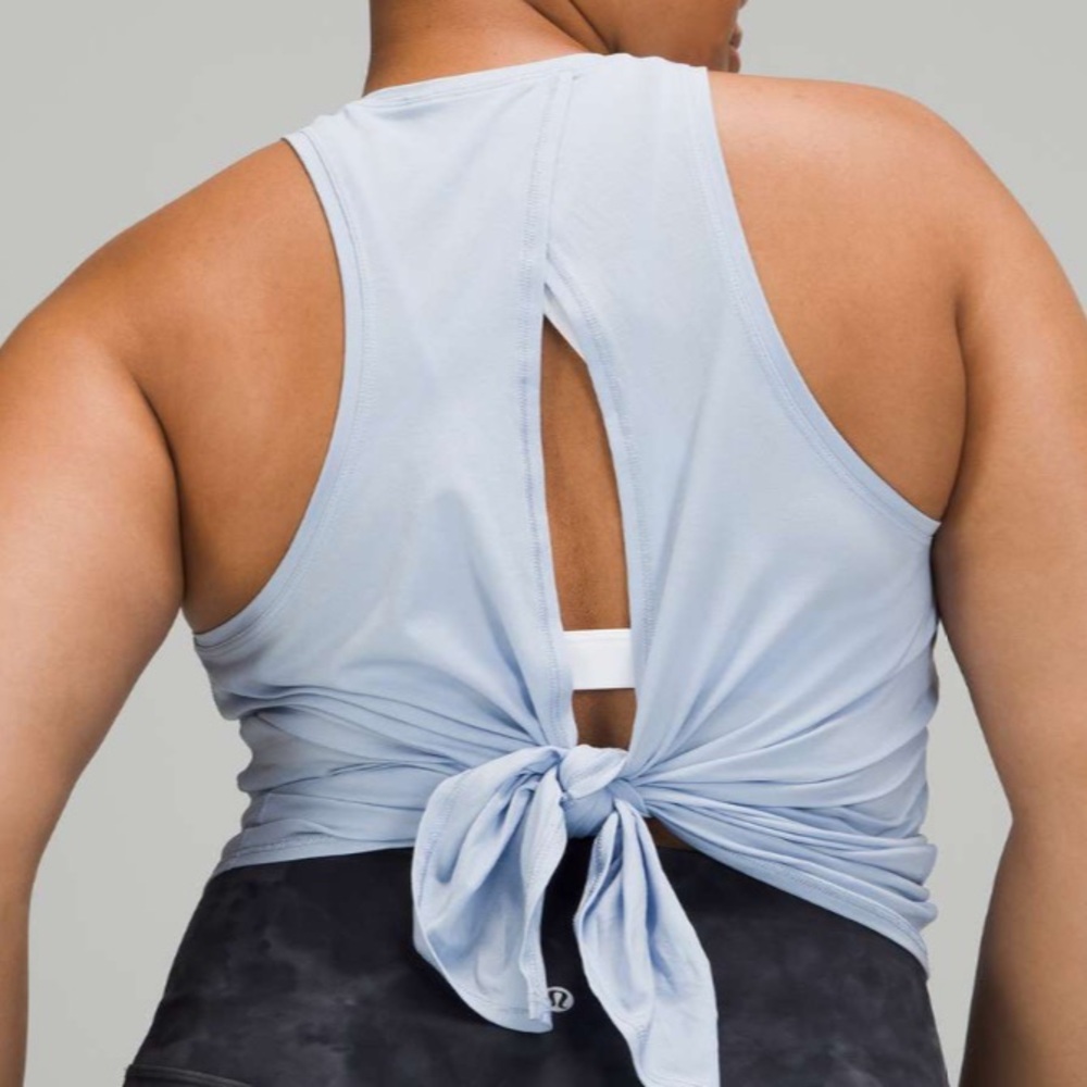 Lululemon All Tied Up Tank Top *Pima Cotton
Blue Linen
